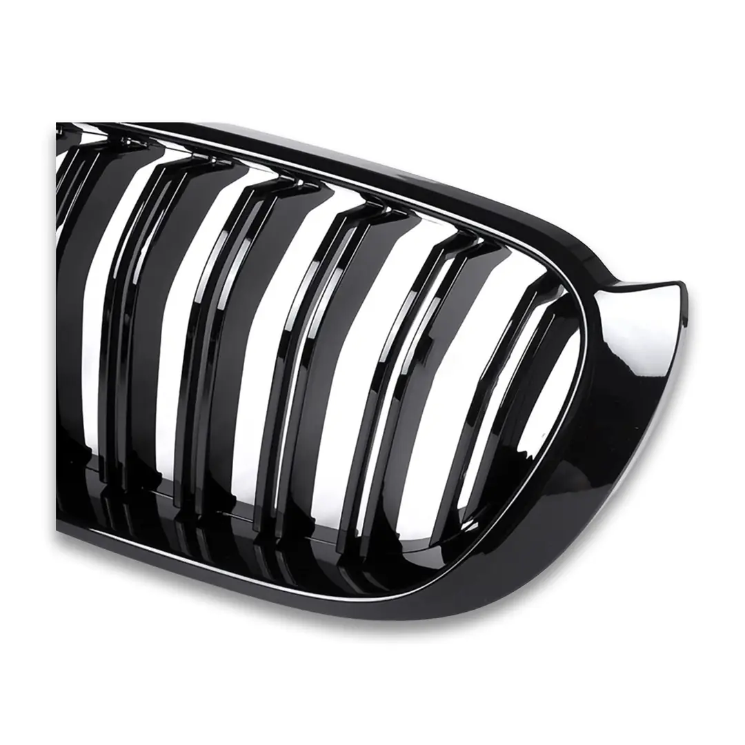 BMW X3 F25 Çift Çizgi  M Panjur Böbrek- Piano Black (2014-2018) 4
