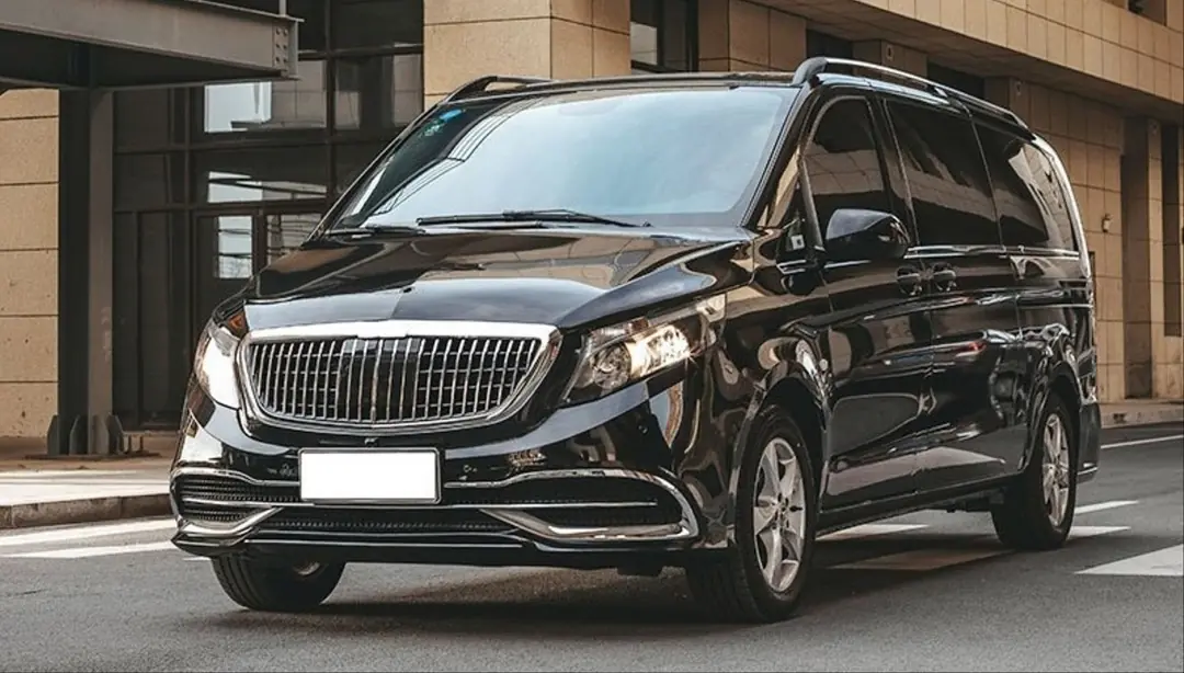 Mercedes Vito W447 (16-23) için V-Class Maybach Tampon ve Panjur Seti 6