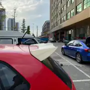 Volkswagen Polo 6R/6C 2009-2017 Yarasa Cam Yanı Spoyler Seti (Piano Black) 3