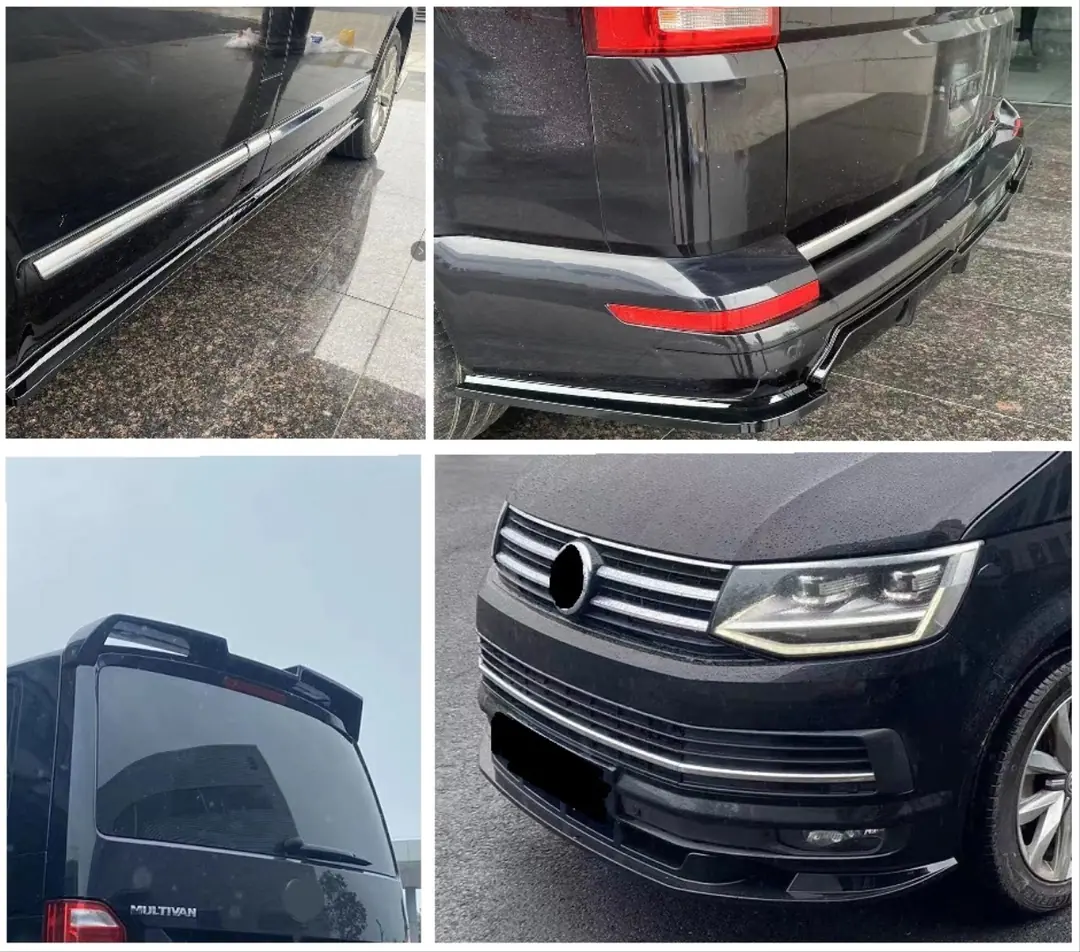 Volkswagen Transporter T6 / Caravelle 2016-2019 Aero Body Kit (Parlak Siyah)