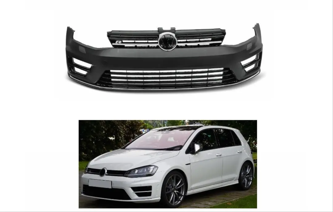 Volkswagen Golf 7 2013-2017 R Ön Tampon Seti 6