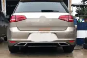 VW Golf 7 GTI Arka Difüzör Mat Siyah 5