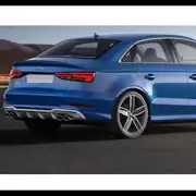Audi A3 Sedan 8V S-Line 2017-2020 S3 Arka Difüzör ve Egzoz Ucu Seti 6
