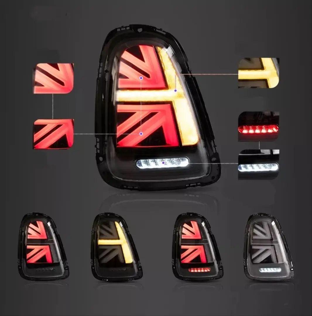 Mini Cooper R56 Union Jack Füme LED Stop Takımı