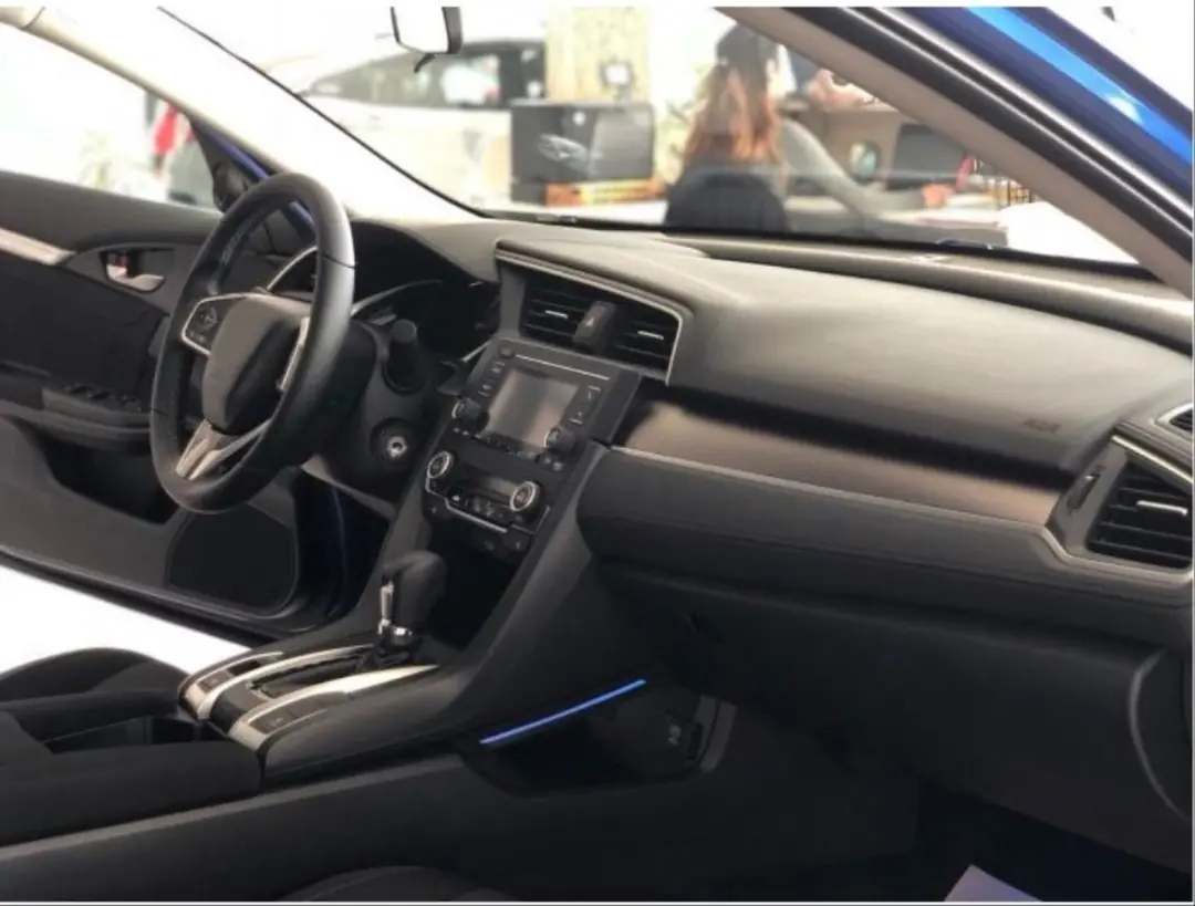 Honda Civic FC5/FK7 2016-2021 Mavi Vites Konsolu Ambiyans Aydınlatma Seti