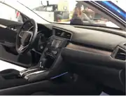 Honda Civic FC5/FK7 2016-2021 Mavi Vites Konsolu Ambiyans Aydınlatma Seti 1