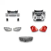 Mercedes S-Serisi W221 (05-09) için S63/S65 Facelift Body Kit 1