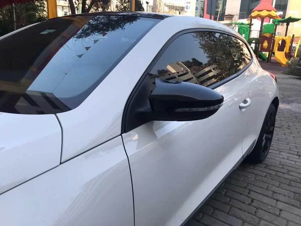 Volkswagen Scirocco Yarasa Ayna Kapağı Seti Piano Black 4