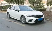 Honda Civic FE1/FL Ön Tampon Lip Eklentisi 3 Parça Piano Black 2