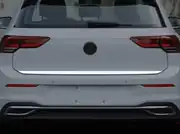 VW Golf 8 (MK8) Paslanmaz Çelik Bagaj Kapağı Çıtası Krom 2