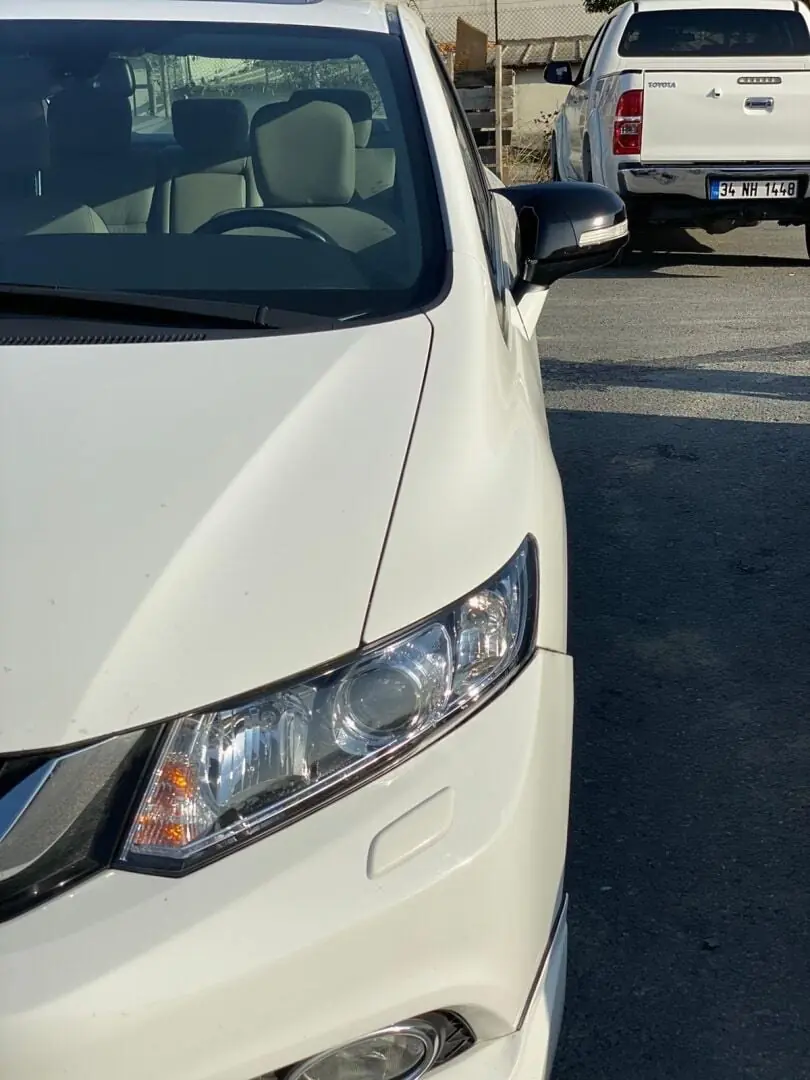 Honda Civic FB7 2012-2015 Yarasa Piano Black Ayna Kapağı Seti 4