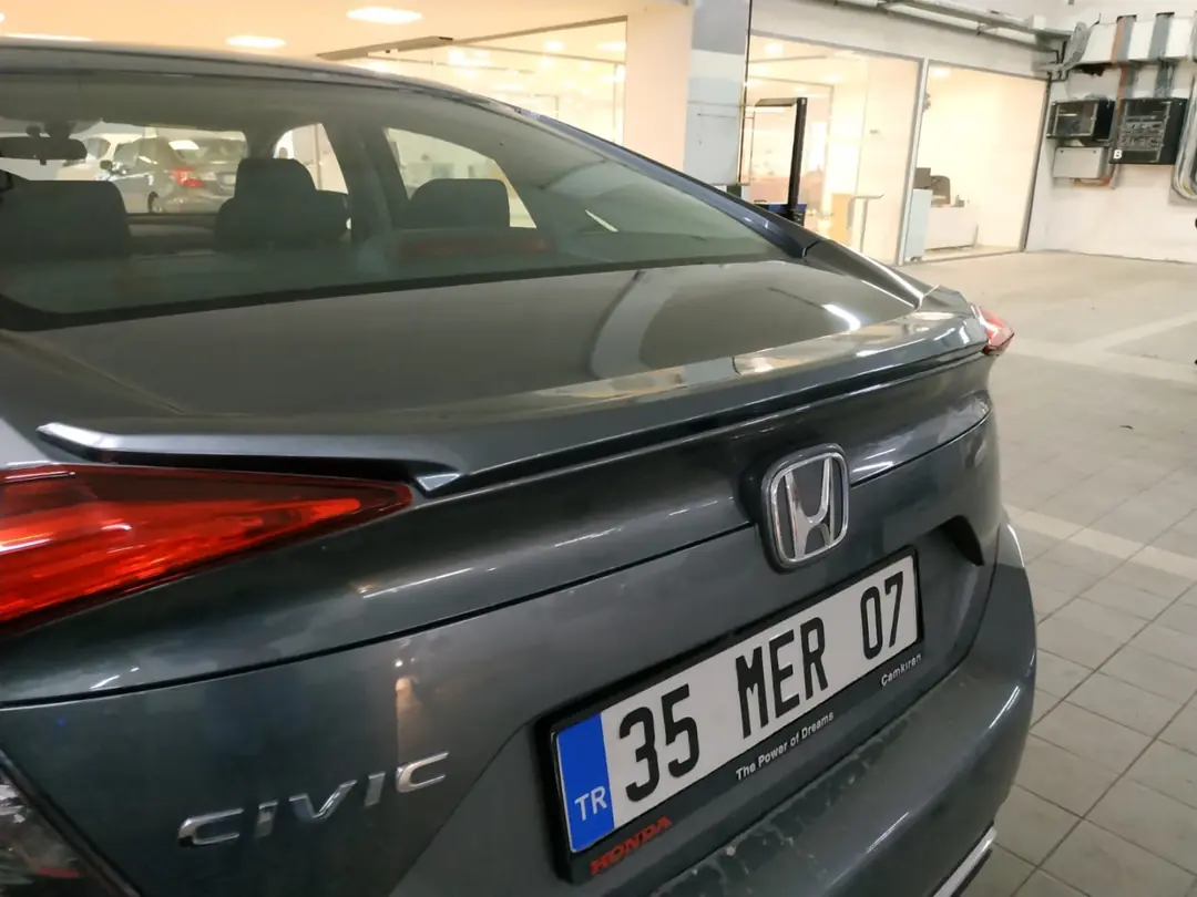 Honda Civic FC5 2016-2021 Si Boyasız Bagaj Spoyleri 4