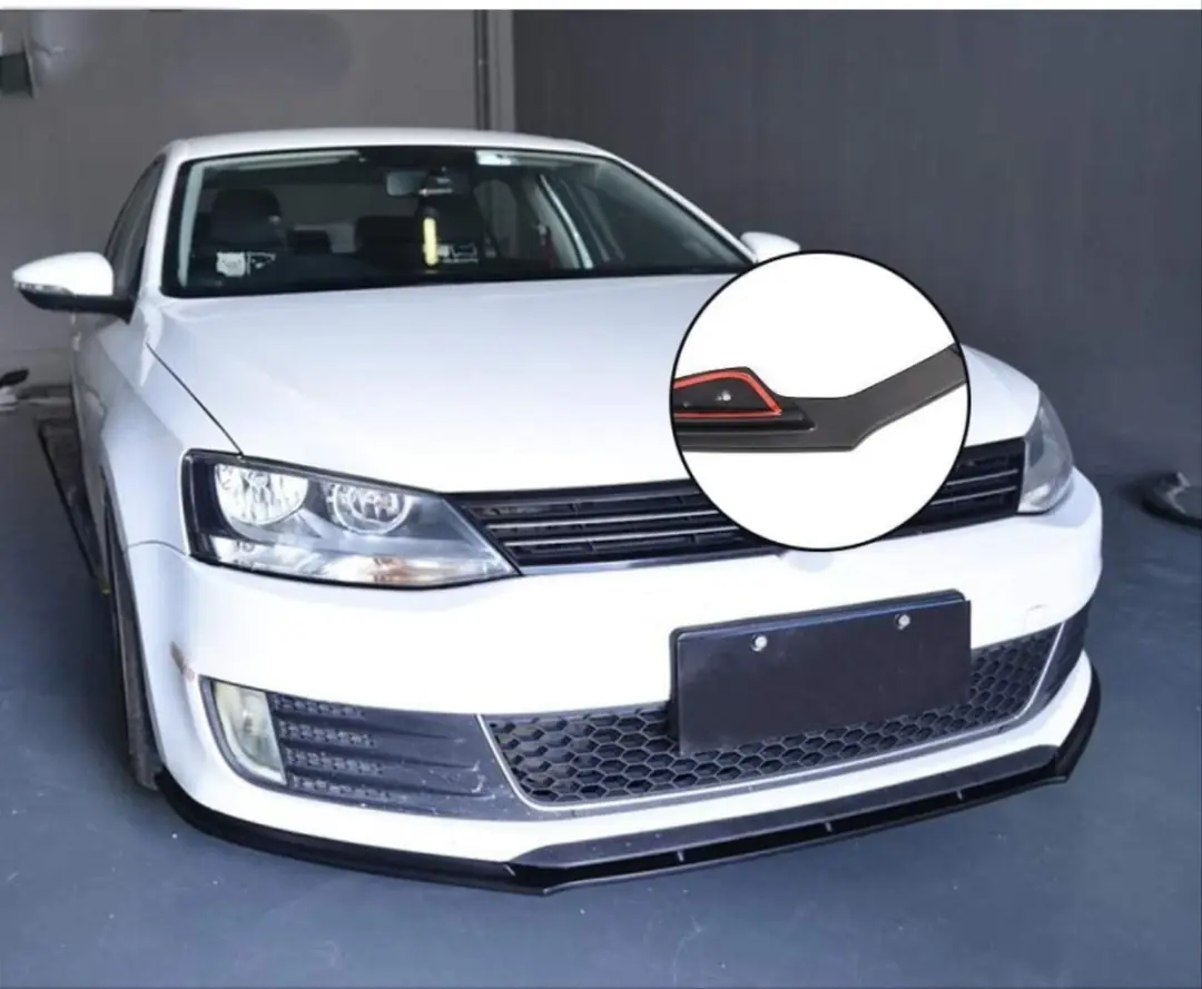 Volkswagen Jetta Mk6 (12-15) GLI  Ön Tampon Lip Eklentisi Piano Black 5