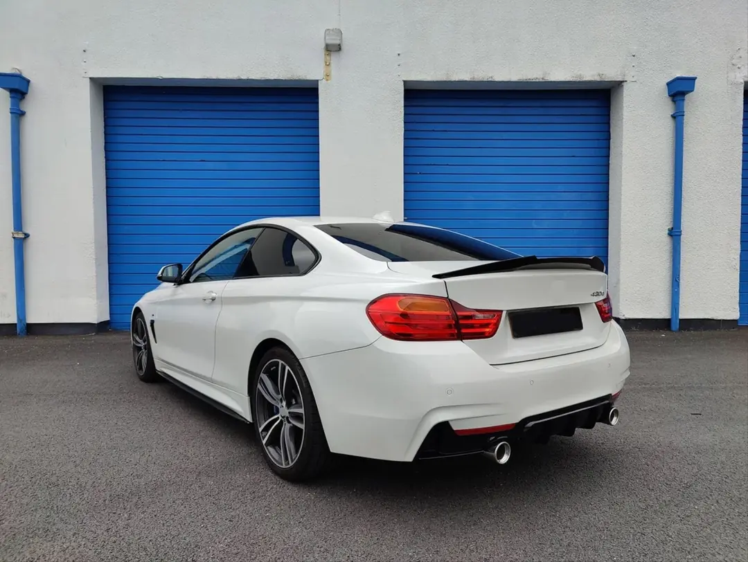 BMW 4 Serisi F32 M4 Spoiler - Piano Black (2013-2019) 5