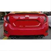Honda Civic FC5 Sedan 4 Çıkışlı Arka Tampon Difüzörü Piano Black 2
