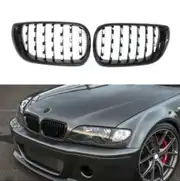 BMW 3 Serisi E46 Diamond Panjur/Böbrek Piano Black Çerçeve 5