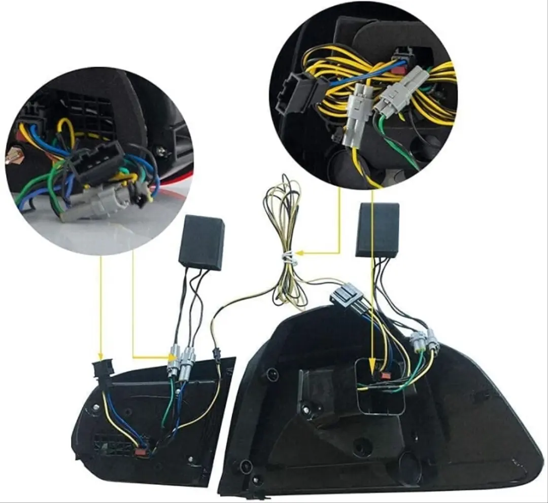 Volkswagen Golf 6 2008-2013 R20 LED Stop Seti (Füme) 6