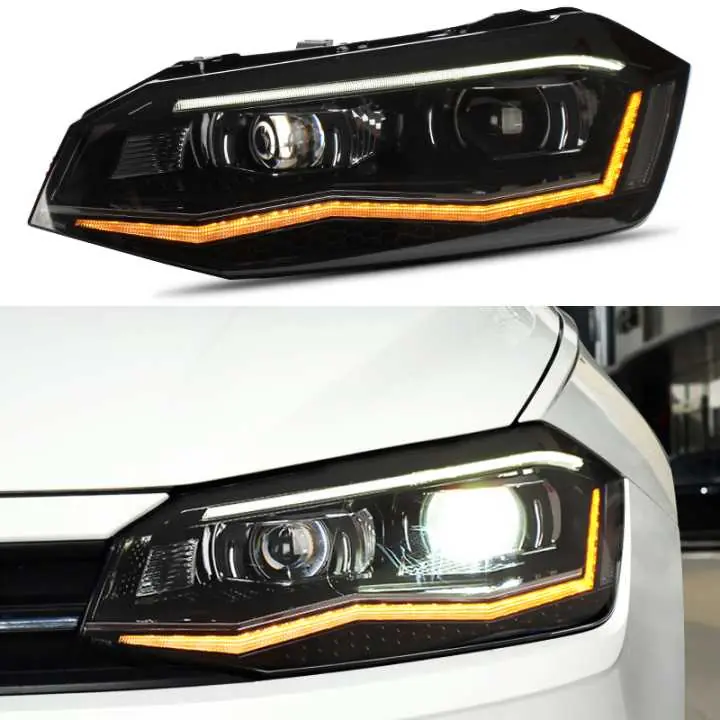 Volkswagen Polo AW 2018-2021 Halojen Uyumlu Full LED Far Seti 5