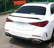 Mercedes W206 C Serisi C63S Bagaj Üstü Spoiler Piano Black 4