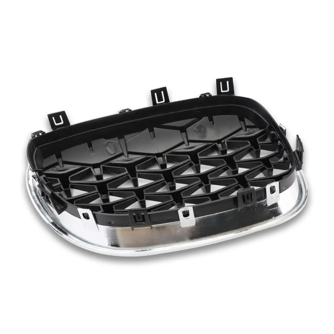 BMW 5 Serisi E60 Diamond Panjur (Böbrek) Krom Çerçeve (2004-2009) 5