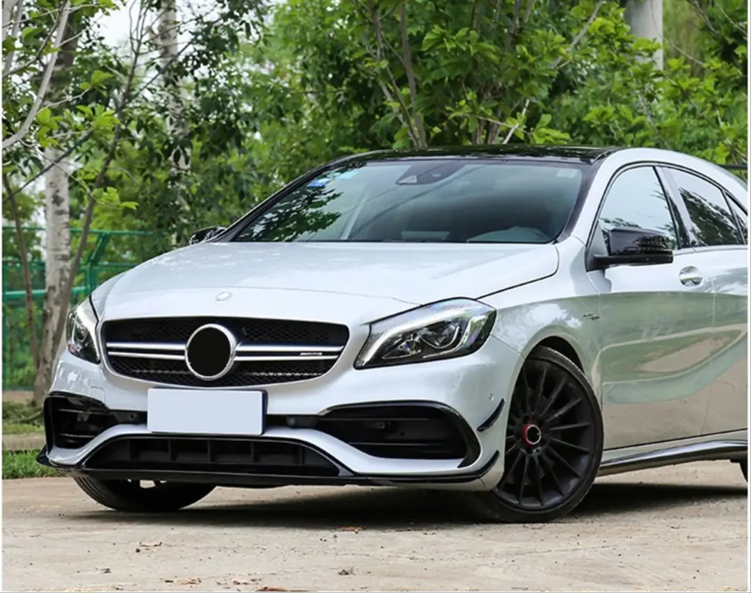 Mercedes-Benz CLA Serisi W117 Makyajlı CLA45 Aero Kit Piano Black 5