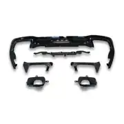 BMW F44 2 Serisi 2.35 Difüzör ve Egzoz Seti (M Tampon) - Piano Black 1