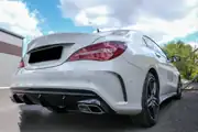 Mercedes-Benz CLA Serisi W117 Makyajlı CLA45 Difüzör ve Krom Egzoz Ucu Seti 5