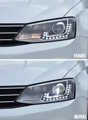 Volkswagen Jetta Mk6 (11-18) Highline 'U' LED'li Far Yükseltme Seti 3