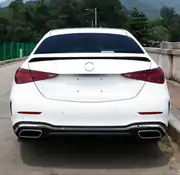 Mercedes W206 C Serisi C63S Bagaj Üstü Spoiler Piano Black 2