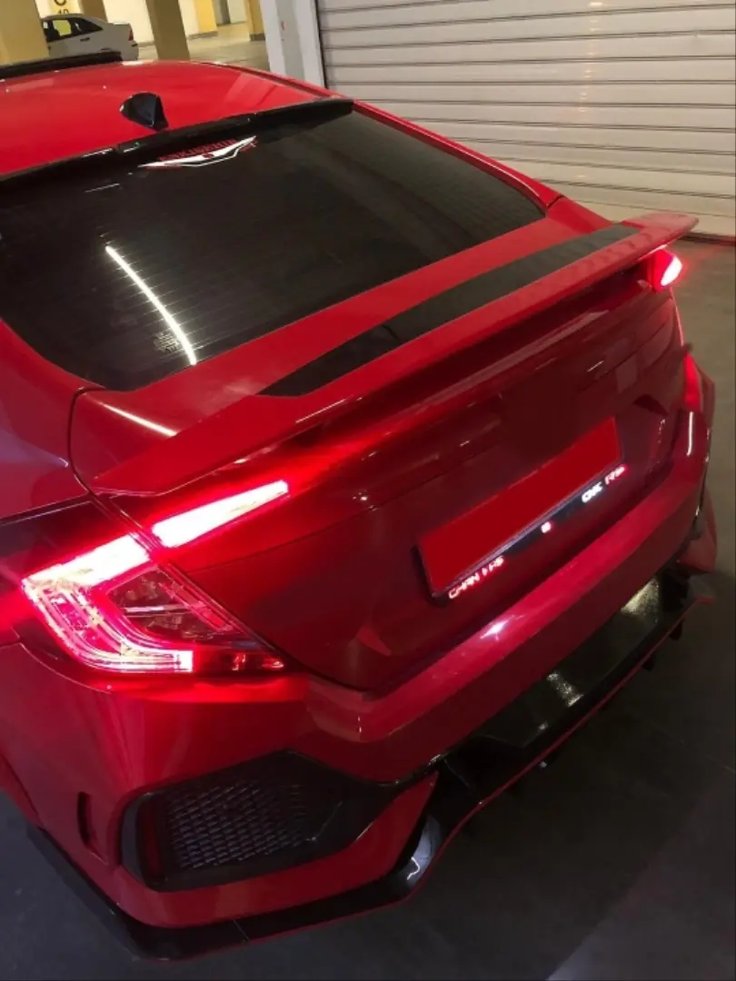 Honda Civic FC5 2016-2021 Si Kırlangıç Bagaj Spoyleri (Reflektörlü) 4
