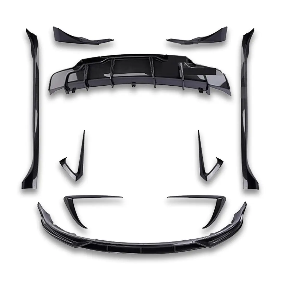 Tesla Model 3 Komple Aero Body Kit Piano Black