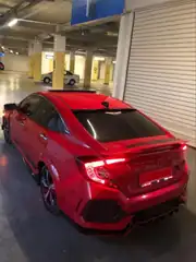 Honda Civic FC5 2016-2021 Si Kırlangıç Bagaj Spoyleri (Reflektörlü) 6