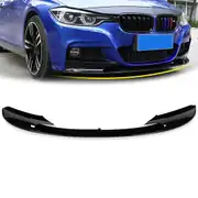 BMW 3 Serisi F30 M Sport Ön Lip - Piano Black / 3 Parça (2012-2018) 2