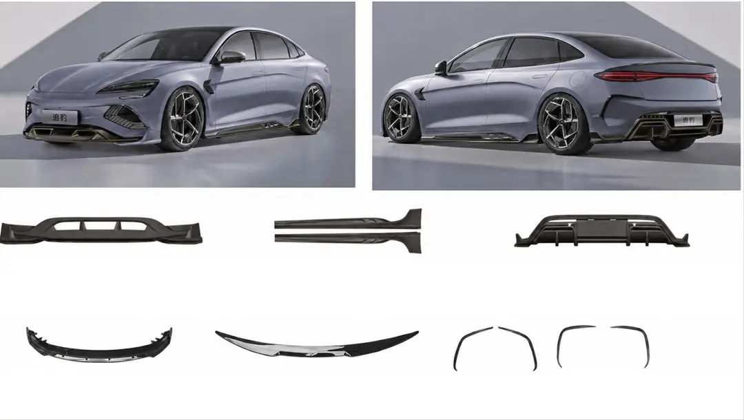BYD SEAL SEDAN İÇİN PERFORMANS BODY KIT (PIANO BLACK)