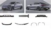 BYD SEAL SEDAN İÇİN PERFORMANS BODY KIT (PIANO BLACK) 1