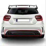 Mercedes-Benz A Serisi W176 Makyajsız A45 Difüzör ve Egzoz Seti Piano Black 3