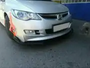 Honda Civic FD6 Ön Lip Eklentisi Piano Black (2006-2012) 3