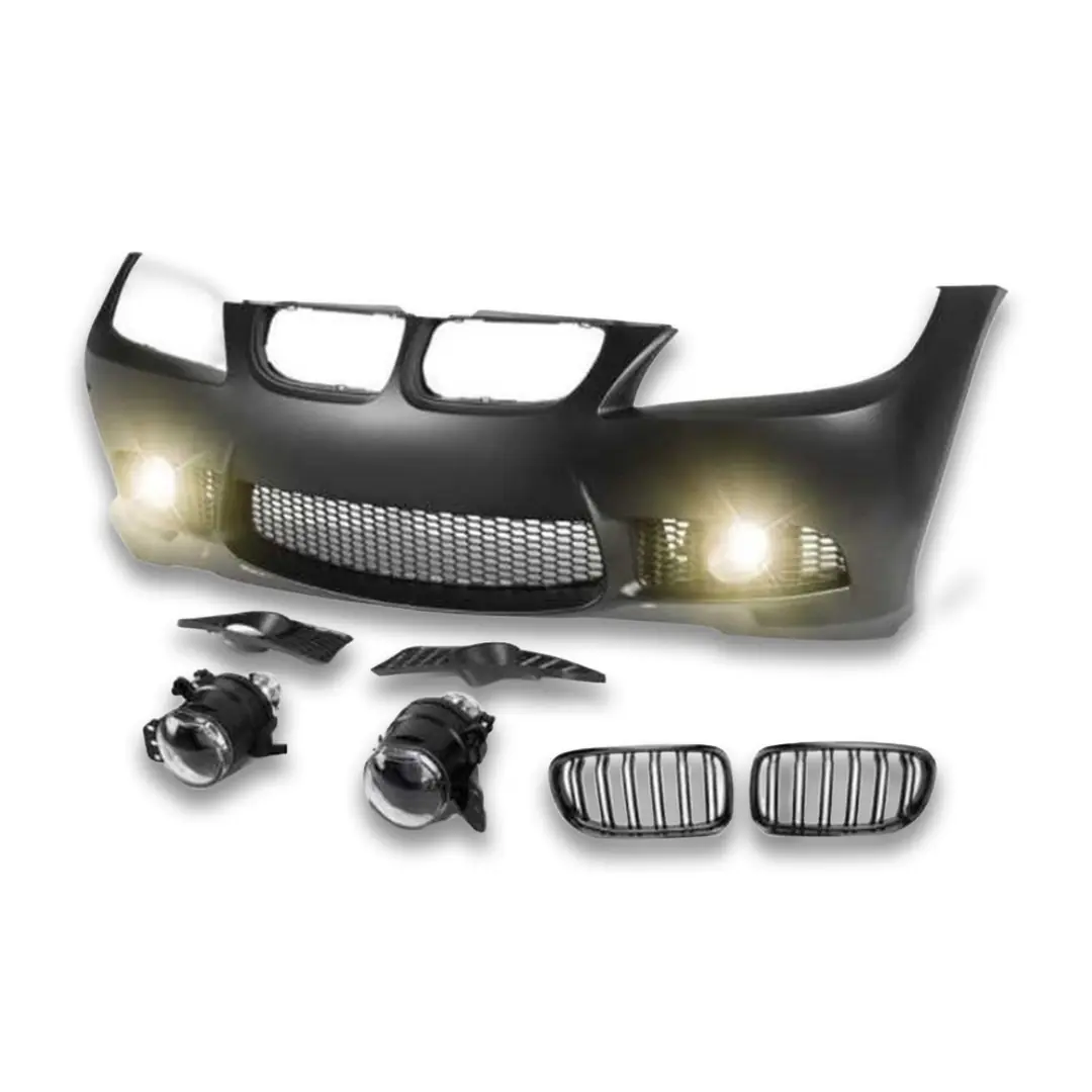 BMW 3 Serisi E90 LCI M3 Ön Tampon ve Panjur Seti (2009-2011) 4