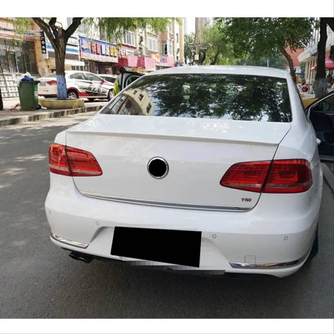 VW Passat B7 Sedan Bagaj Üstü Spoiler Piano Black 4