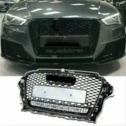 Audi A3 8V 2013-2016 RS3 Full Siyah Ön Panjur 4