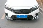 Honda Civic FE1/FL Ön Tampon Lip Eklentisi 3 Parça Piano Black 1