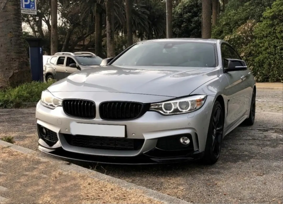 BMW 4 Serisi F32/F36 M-TECH Ön Lip - Piano Black (2014-2020) 5