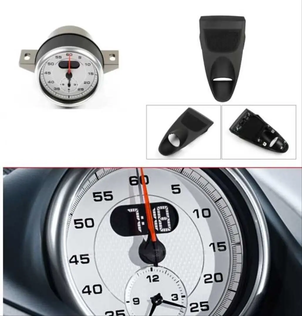 Porsche 718 Boxster/Cayman (982) Sport Chrono Gösterge Seti (Beyaz Kadran)