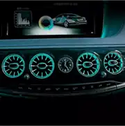 Mercedes W222 S Serisi Facelift 64 Renk Işıklı Ön Havalandırma Seti 2