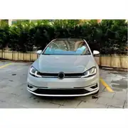 Volkswagen Golf 7.5 (Mk7.5) Çift J LED'li Gümüş Şeritli Far Seti 5
