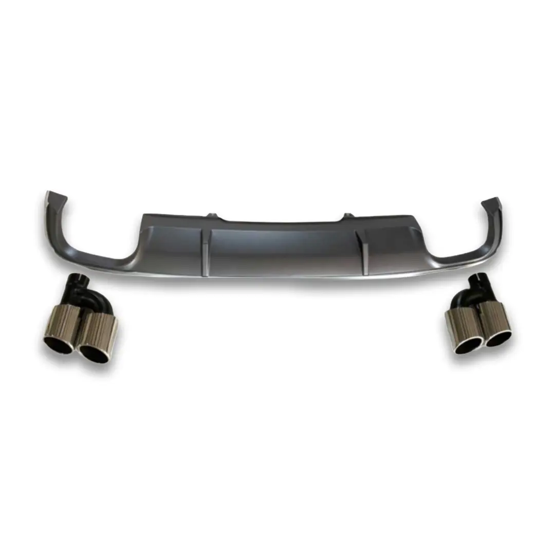 Audi A4 B9 (16-19) Standart Tampon Uyumlu S4 Difüzör Seti