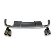 Audi A4 B9 (16-19) Standart Tampon Uyumlu S4 Difüzör Seti 1