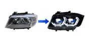 E90 3 SERİSİ MAKYAJSIZ KASA LAZER FAR (XENON İÇİN 2006-2009) 2