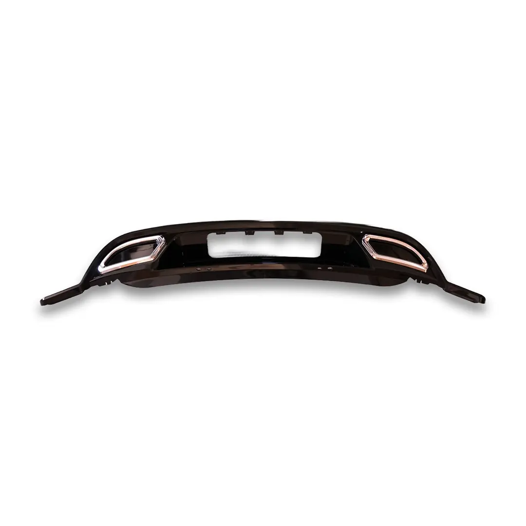 Volkswagen Golf 6 Standart 2008-2013 Golf 7.5 R-Line Arka Difüzör ve Egzoz Ucu Seti