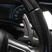 Audi A3/A4/A5/A6/Q5 Serisi Alüminyum F1 Vites Kulaçık Seti (Siyah) 6